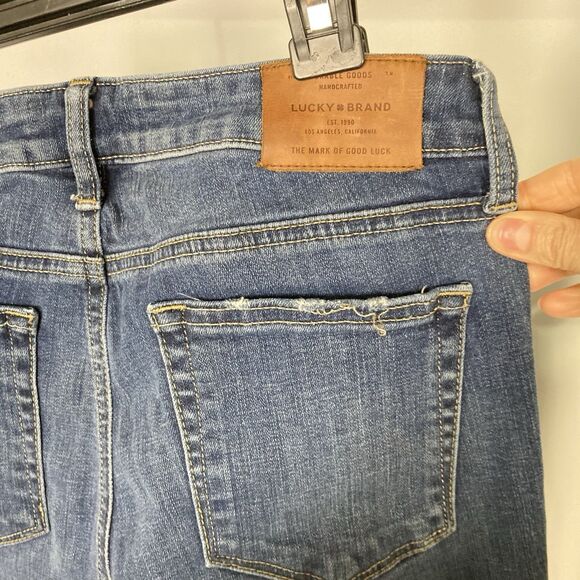 Lucky Brand Jeans Lolita Skinny Dark Wash Women's Size 6/28 Classic Stretch EUC - Picture 4 of 9